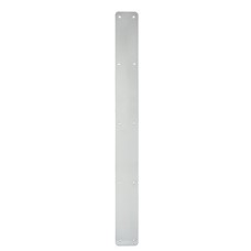 Exel Aluminium Plain Finger Plate - 1000 x 75 x 1.5mm - Satin Anodised