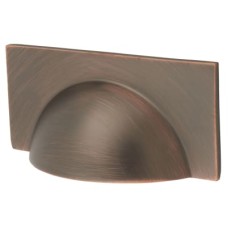 Crofts & Assinder Monmouth Cabinet Cup Handle - 64mm Centres - American Copper