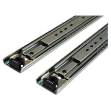 FVG 53mm Heavy Duty Ball Bearing Drawer Runner - Double Extension - 600mm Length - 100kg - Zinc