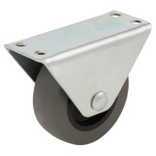 Coldene Furniture Castor - Fixed - Top Mount - 30kg Max Weight - 50mm Diameter - Grey