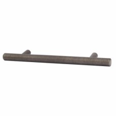 Exel 12mm T-Bar Cabinet Pull Handle - 128mm Centres - Brushed Pewter Effect