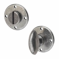 Olde Forge Bathroom Turn & Release - 41mm Diameter - Pewter - Pair