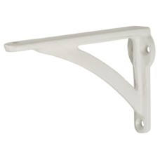 Olde Forge Curved Shelf Bracket - 111 x 78mm - White