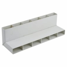 Manrose 90° Vertical Bend - 300 x 25mm - White