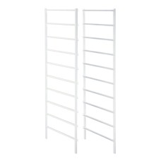 elfa Drawer Basket Tower - Mini 10 Frame Sides - 435 x 1040mm - White - Pair