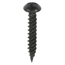 TIMCO Blackjax Pozi Round Head Wood Screws - 8 x 1