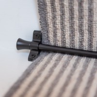 Exel Stair Rod with Fluted Finials - 900...