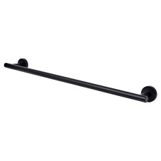 Exel Essential Round Towel Rail - 600 x 80 x 50mm - Matt Black