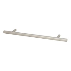 Exel 10mm T-Bar Cabinet Pull Handle - 160mm Centres - Satin Stainless Steel