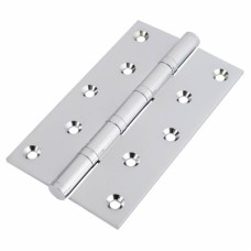 Performance Ball Bearing Butt Door Hinge - 152 x 89 x 4mm - Polished Chrome - Pair