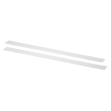 elfa Top Track System - Top Track Cover - 580mm Length - White - Pack of 2