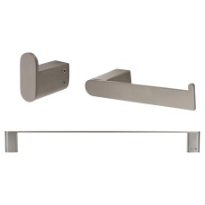 Exel Designer Bathroom Set - Gun Metal