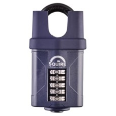 Squire Combination All Weather Closed Shackle Padlock - 60mm Body - 33 x 22mm Shackle - Blue