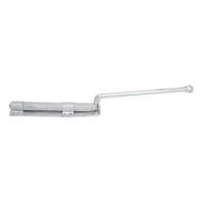 Monkey Tail Gate Bolt - Straight Handle - 445mm Length - Galvanised