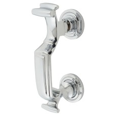 Heritage Brass by M Marcus Doctor Door Knocker - 192 x 43mm - Polished Chrome
