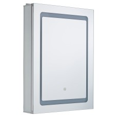 Forum Spa Arte 34W 1 Door LED Bathroom Mirror Cabinet with Touch On/Off Sensor & Shaver Socket