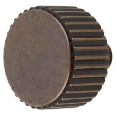 Hendel & Hendel Barrington Round Cabinet Knob - 32mm Diameter - Bronze