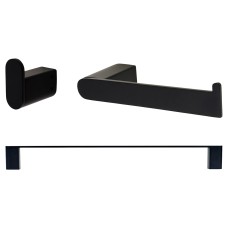 Exel Designer Bathroom Set - Matt Black