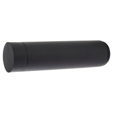 Exel Cylinder Pattern Projection Door Stop - 70mm Projection - Matt Black