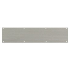 Exel Stainless Steel Kick Plate - 725 x 150 x 1.2mm - 8 Screw Holes - Satin