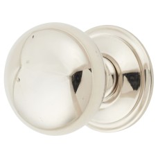 From The Anvil Mushroom Round Cabinet Knob - 32mm Diameter - Polished Nickel