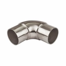 SWR Balustrade 90° Curved Elbow - 316 Brushed Satin Stainless Steel