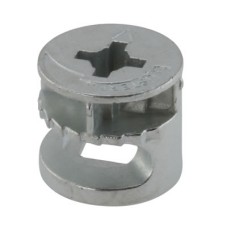 Rimless Cam Connector - 18mm Min Panel Thickness - Zinc Plated - Pack of 50