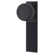 Hendel & Hendel Barrington Cabinet Knob on Backplate - 32mm Diameter - Matt Black