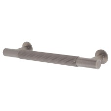 Carlisle Brass 12.5mm Lines T-Bar Cabinet Pull Handle - 128mm Centres - Anthracite Grey
