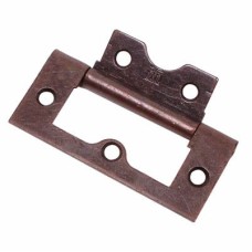 Flush Cabinet Hinge - 60 x 38 x 1mm - Bronze - Pack of 20