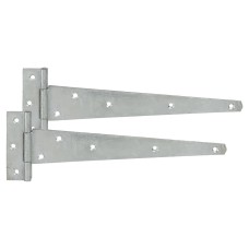 GateMate Medium Duty Gate/Door Tee Hinge - 300 x 30mm - Galvanised - Pair