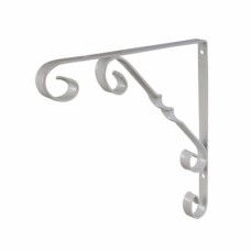 Exel Ornamental Scroll Shelf Bracket - 195 x 195mm - White