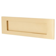 Letter Plate - 306 x 100mm - Satin Brass