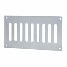 Exel Plain Slotted Vent - 165 x 89mm - 3040mm² Free Air Flow - Satin Stainless Steel
