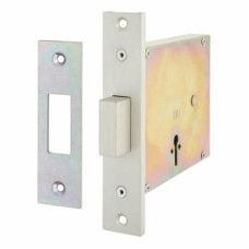 Fire Brigade FB1 Mortice Deadlock - 103mm Case - 51mm Backset - Silver