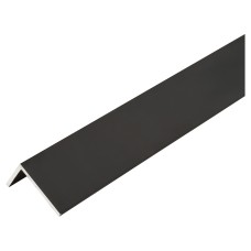 Rothley 2000mm Aluminium Angle - Unequal Sided - 30 x 20 x 1mm - Matt Black 