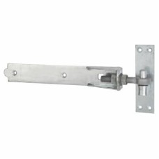 GateMate Heavy Duty Adjustable Hook & Band Gate Hinge - 350 x 50mm - Galvanised - Pair