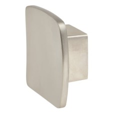 Carlisle Brass FingerTip Design Concave Square Cabinet Knob - 44 x 44mm - Satin Nickel