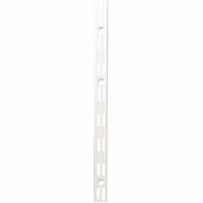 Exel Twin Slot Shelf Wall Upright - 2000mm Length - White