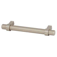 Exel 14mm Collared T-Bar Cabinet Pull Handle - 288mm Centres - Satin Stainless Steel