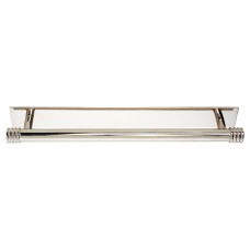 Frelan Hoxton Sturt Cabinet Handle on Fanshaw Backplate - 224mm Centres - Polished Nickel