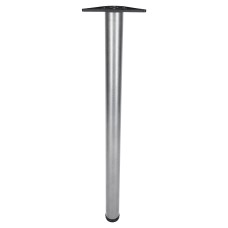 Rothley Round Adjustable Worktop Support Breakfast Bar Table Leg - 60 x 870mm - Pewter