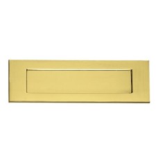 Letter Plate - 306 x 100mm - Polished Brass