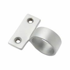 Exel Centre Mounting Sash Window Ring Lift - 30mm Diameter - Satin Chrome