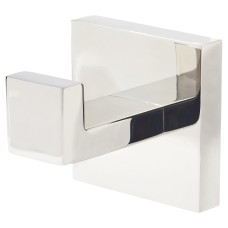 Exel Modern Robe Hook - 60 x 55 x 55mm - Polished Stainless Steel