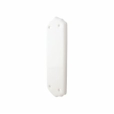 English Porcelain Plain Finger Plate - 290 x 78mm - White