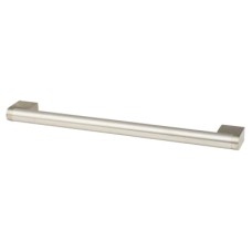 Exel 14mm D-Bar Cabinet Pull Handle - 209mm Centres - Brushed Nickel