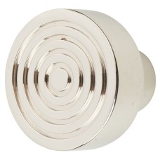 Frelan Hoxton Murray Round Cabinet Knob - 30mm Diameter - Polished Nickel