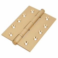 Performance Ball Bearing Butt Door Hinge - 127 x 89 x 4mm - Satin Brass - Pair