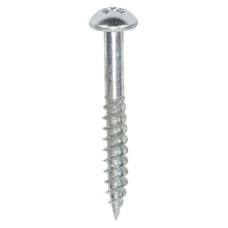 TIMCO Twin Threaded Pozi Round Head Wood Screws - 10 x 1 1/2